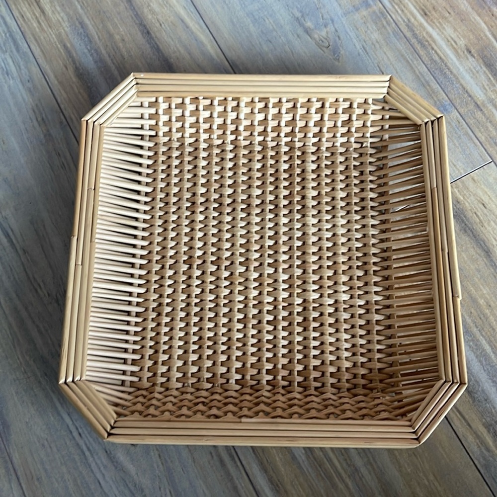 New woven basket.
